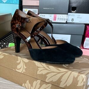 Sofft Black & Tortoise Heels